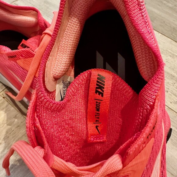 Nike Zoom Fly 4 Size 8 Racer PINK - Picture 7 of 8